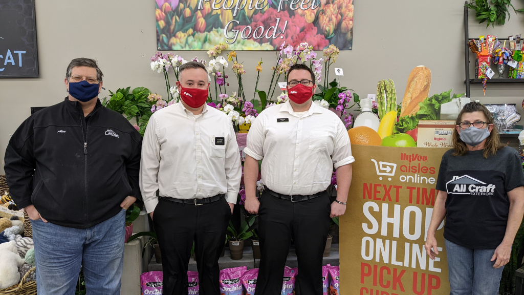 Hy-Vee and All Craft staff