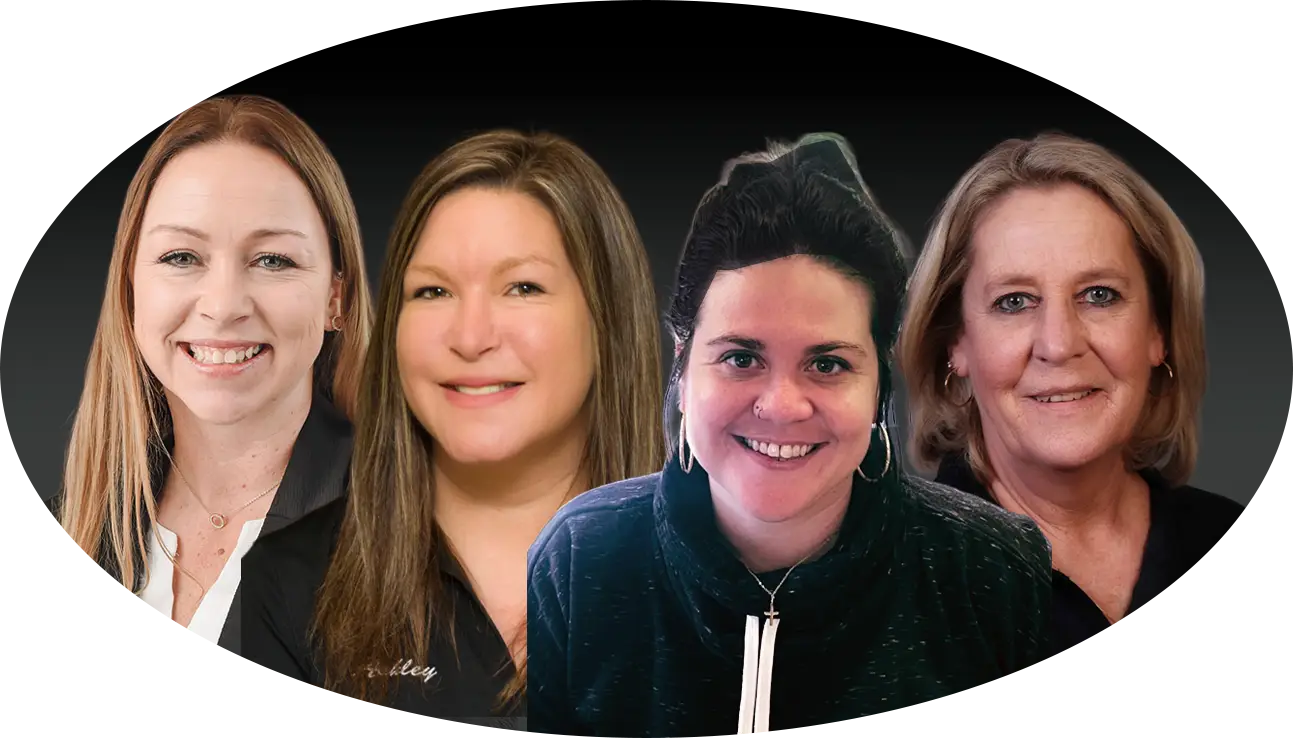 Women of All Craft Exteriors in the office during Women in Construction Week in Rochester, Minnesota